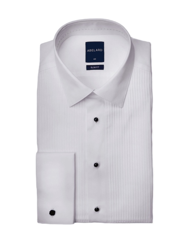 Abelard - Pleat Front Dinner Shirt Slim Fit