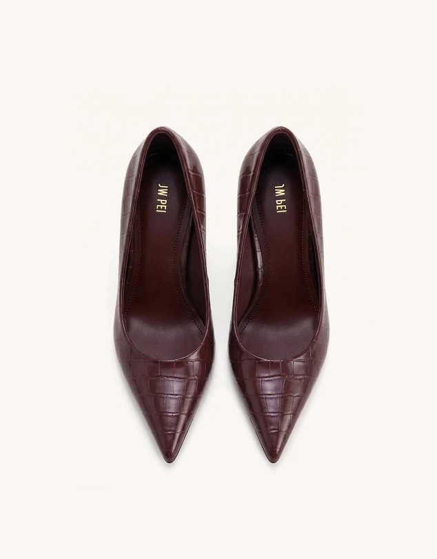 JW PEI - Hazel Croc-Embossed Heels