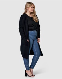 Indigo Tonic - Hattie Hooded Longline Cardi