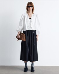 & Other Stories - Tie-Front Blouse