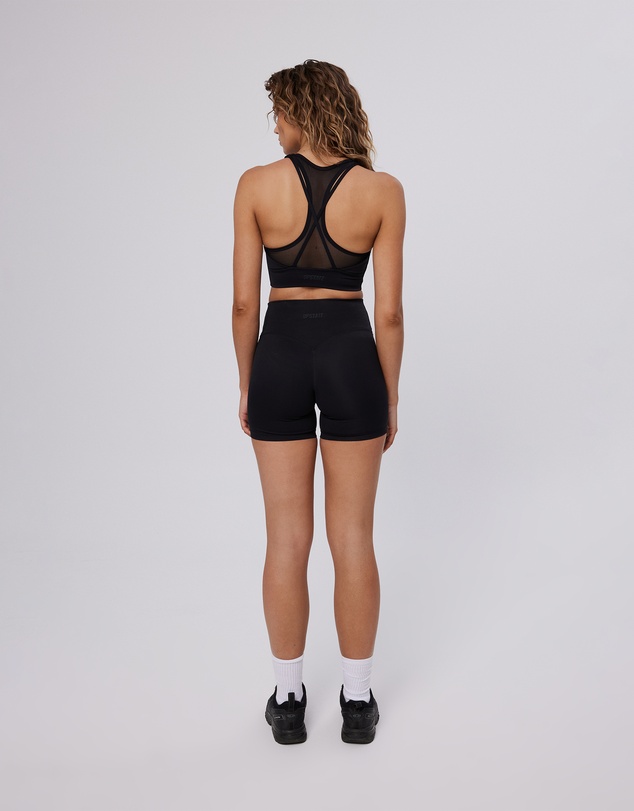 Upstate - Contour+ Mesh Back Crop - Black