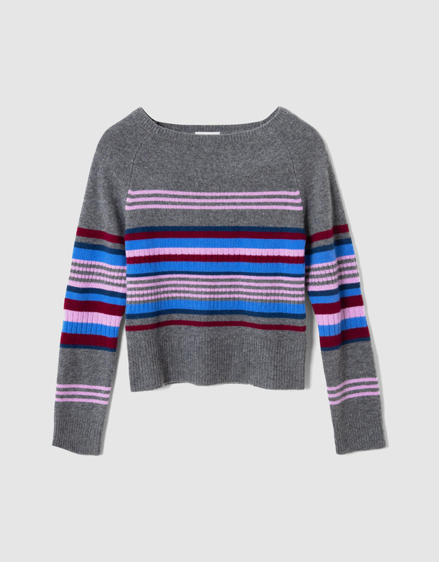 Damson Madder - Yesley Wide Neck Jumper