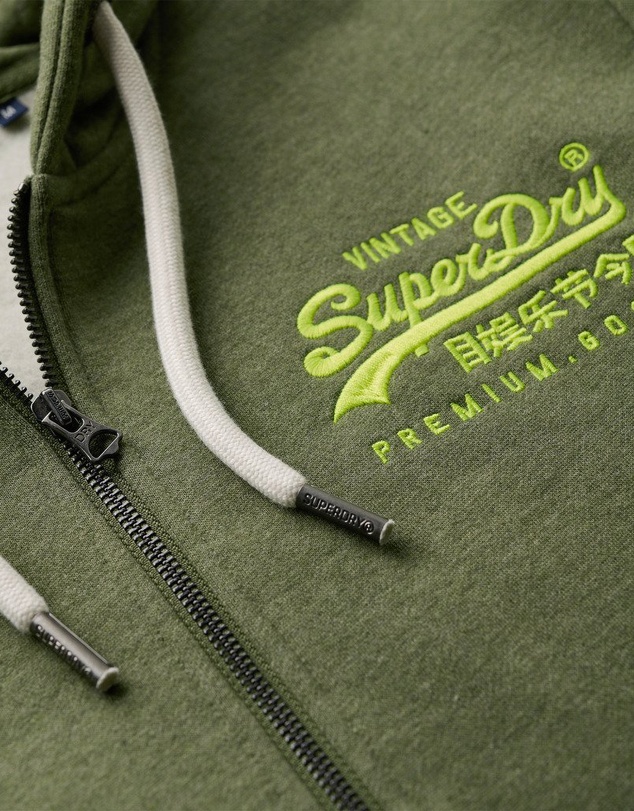 Superdry - Neon Vintage Logo Graphic Ziphood