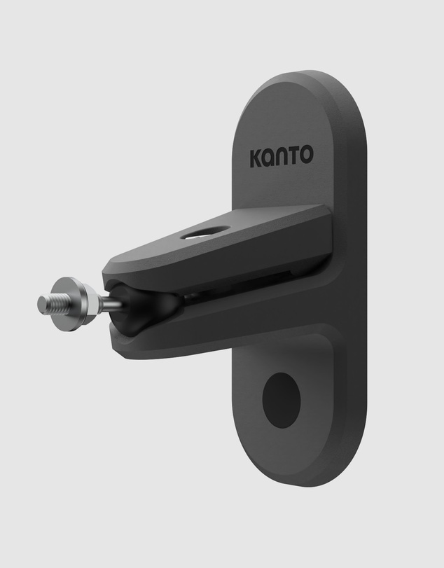 iWorld - Kanto SPW3 Universal Satellite Speaker Wall Mount Bracket - Black, Pair