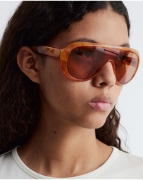 & Other Stories - Chunky Aviator-Frame Sunglasses