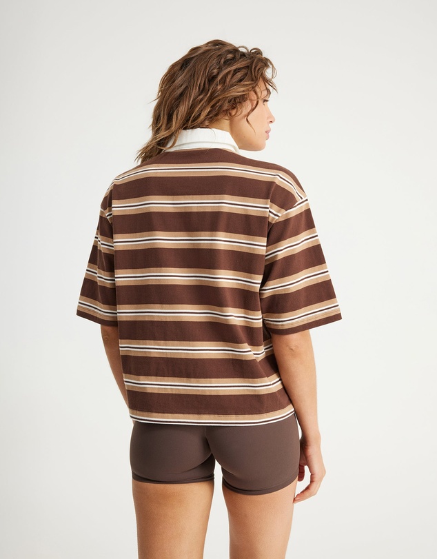 Upstate - Rugby Tee - Chocolate