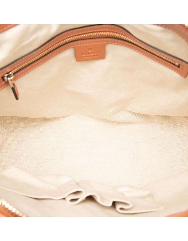Gucci - Pre-Loved GG Canvas Heart Bit Satchel