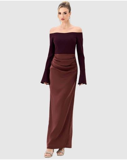Bariano - Cariel Off Shoulder Maxi
