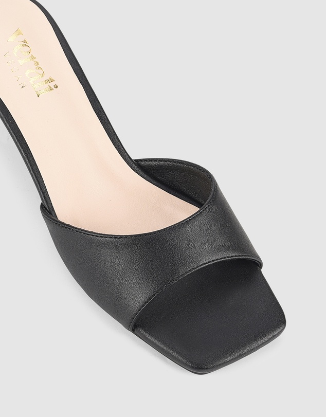 Verali - Alyssa Kitten Heel Mules
