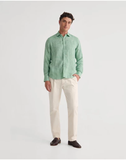 Oxford - Cooper Ls European Linen Shirt