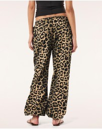 P.E Nation - Leopard Discovery Cotton Pants