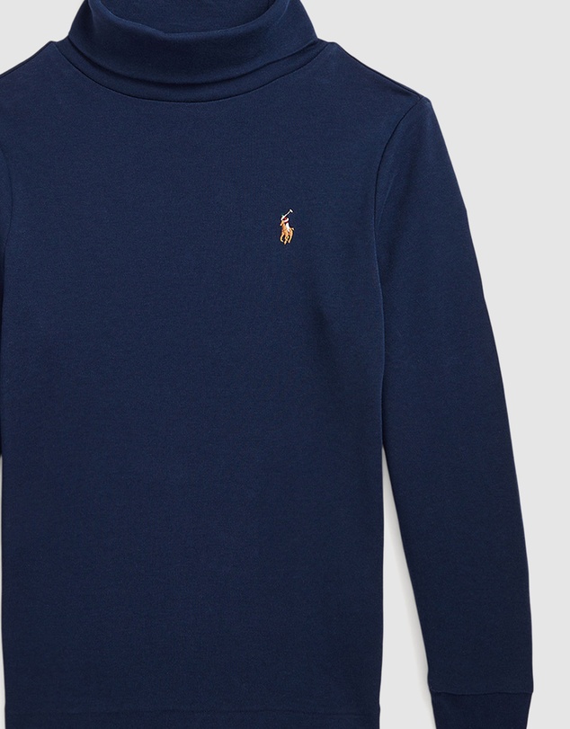Polo Ralph Lauren - Cotton Interlock Turtleneck Sweat - ICONIC EXCLUSIVE - Babies-Kids