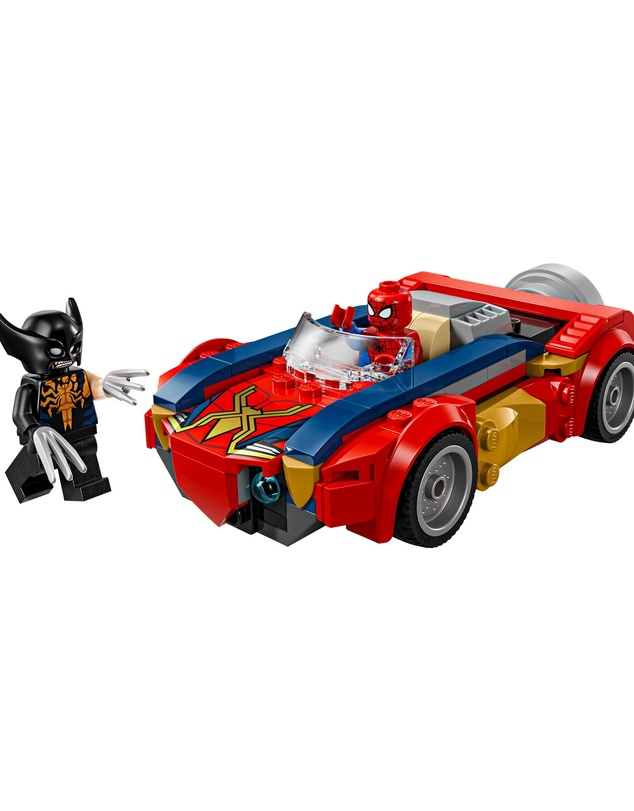 LEGO - 76336 Spider-Man Car vs. Venomized Wolverine