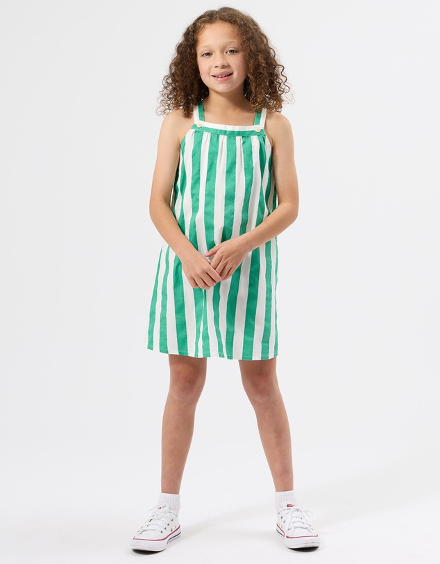 Goldie + Ace - Happy Stripe A-Line Dress - Babies-Kids