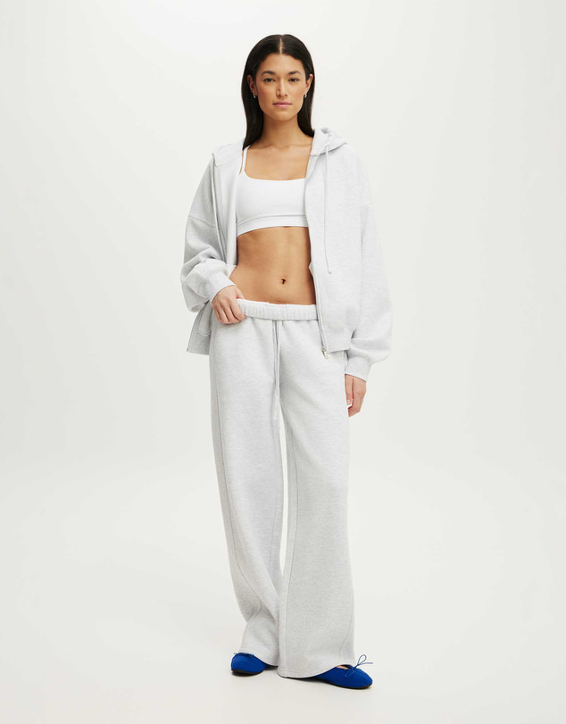 Cotton On Body Active - Plush Oversized Cocoon Zip Through