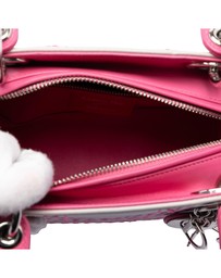 Pre-Loved by Azura Reborn - Pre-Loved Medium Tricolor Lambskin Macrocannage Stitched Lady Dior