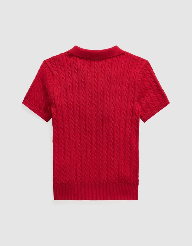 Polo Ralph Lauren - Mini-Cable Cotton Polo Sweater - ICONIC EXCLUSIVE - Teens