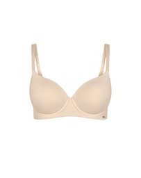 City Chic - Smooth & Chic Cotton T-Shirt Bra - Latte