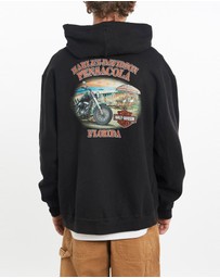 Vintage by The Real Deal - Pre Loved - Vintage Harley Davidson Pensacola Florida Hooded Sweatshirt