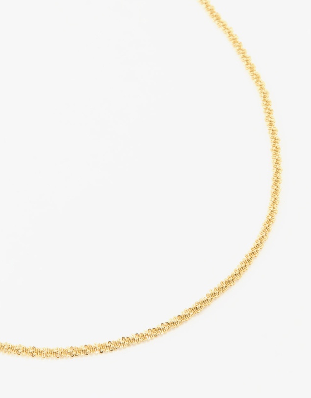 Lovisa - Waterproof Gold Plated Stainless Steel Twisted Short Chain Necklace