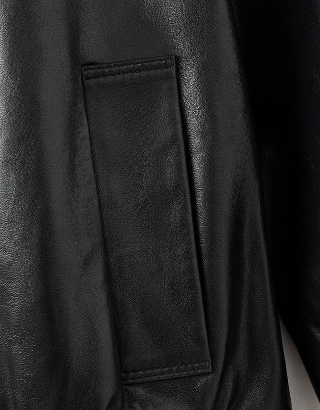 M.N.G - 100% Leather Bomber Jacket