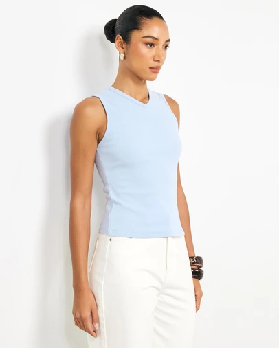 AERE - Hailey V-Neck Tank