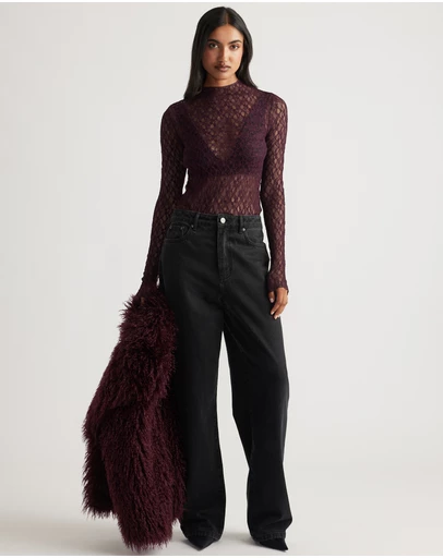 Decjuba - Amber Lace LS Top