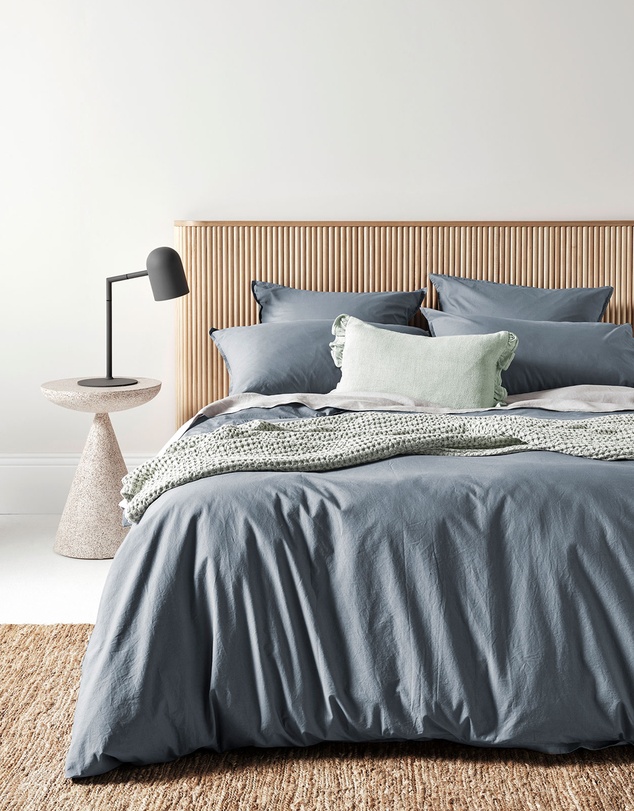 Aura Home - Evie Stonewash Organic Cotton Standard Pillowcase