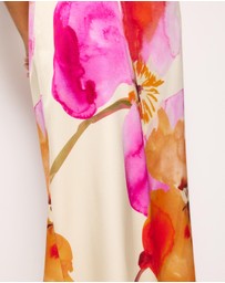 AERE - Fiora Structured Satin Maxi Dress