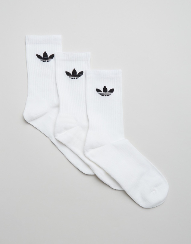 adidas Originals - Trefoil Cushion Crew Socks 3 Pairs