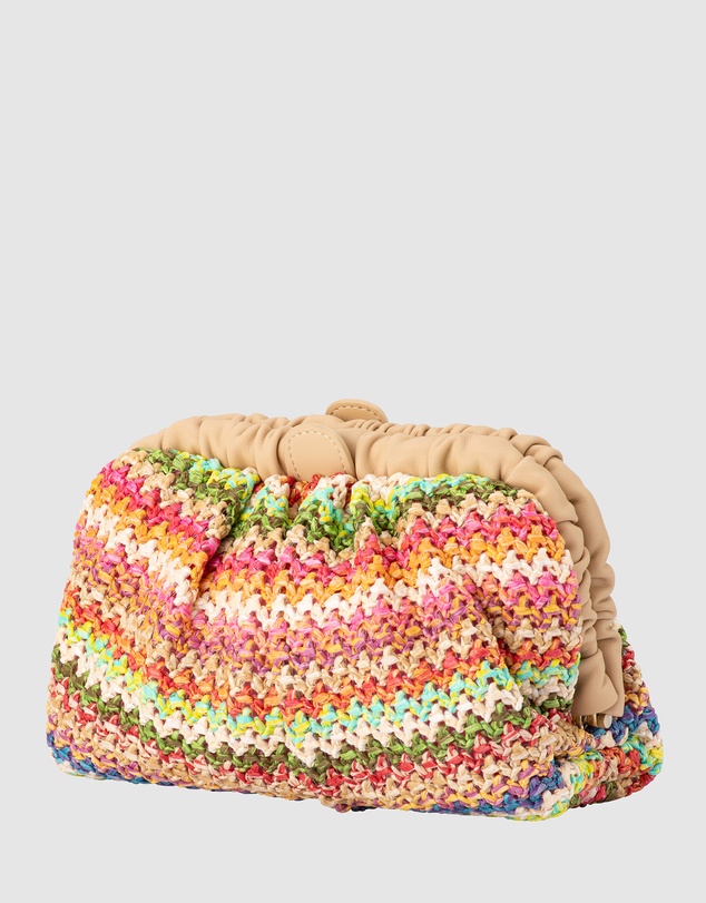Olga Berg - Amalia Petite Gathered Clutch