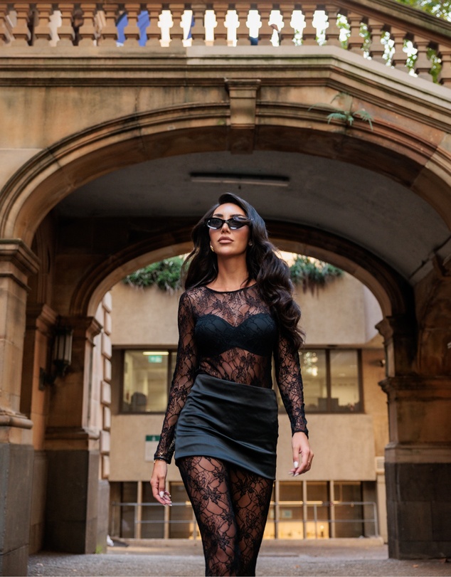 INSTOCK - Night Garden Lace Bodysuit