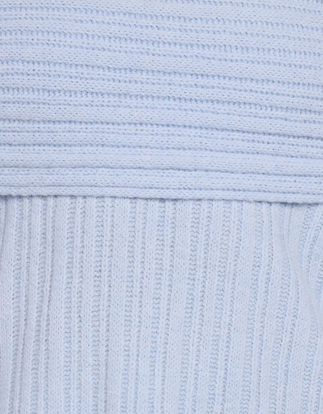 Petal & Pup - Kenny Off Shoulder Knit Sweater - Pale Blue