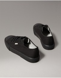 Calvin Klein - Alvaro Cotton Canvas Logo Trainers