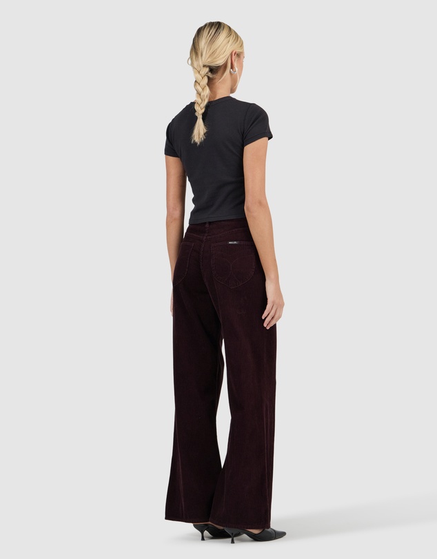 Rolla's - Relaxed Sailor Jean Long - Dark Cherry Cord