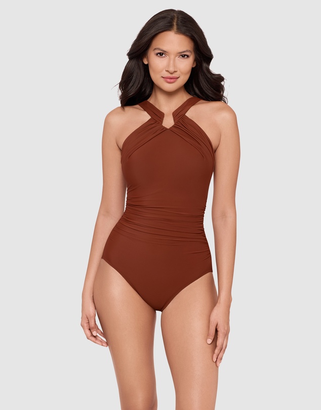 Miraclesuit Swimwear  - Rock Solid Aphrodite High Neck Shaping Swimsuit