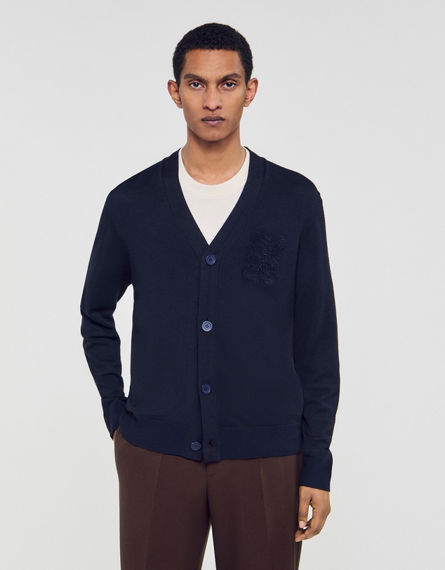Sandro - Big 4S Rope Cardigan