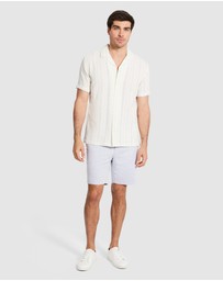 Tarocash - Delos Stripe Textured Shirt