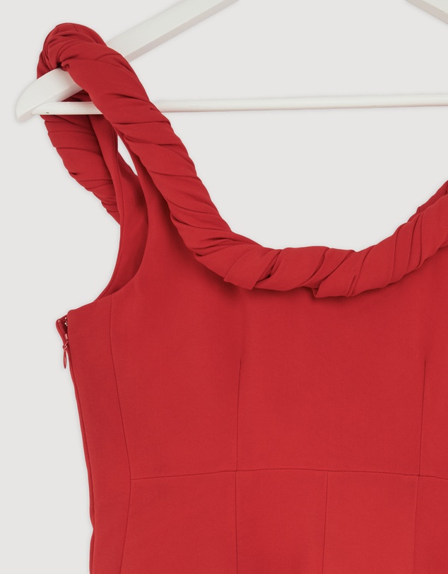 Revibe - Repaired BY JOHNNY. Talia Twist Midi Dress - AU 10