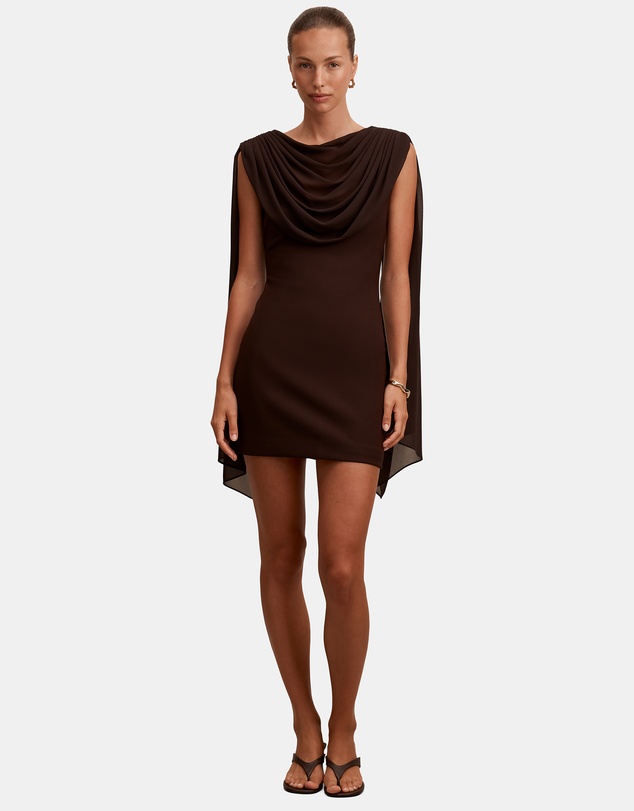 Forever New - Bowie Mini Dress with Shawl