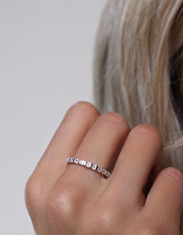 CA Jewellery - Eternity Band Ring Silver