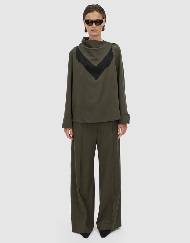 CAMILLA AND MARC - Una Straight Leg Pin Tuck Trousers