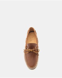 Sperry - Gold A/O One-Eye Leather Smooth Loafers - Men's