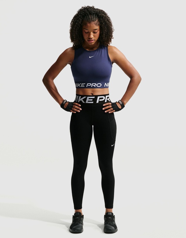 Nike - Pro Sculpt High-Waisted 7/8 Leggings with Pockets