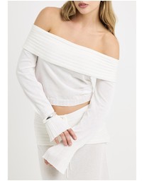 Subtitled - Palma Off Shoulder Knit Top