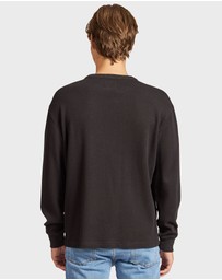 Academy Brand - Perry LS Waffle Crew