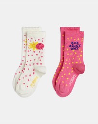 Mini Rodini - 2-Pack The Milky Way Socks - Kids