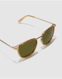 Hawkers Co - HAWKERS - Champagne Juniper Green INK Sunglasses for Men and Women UV400