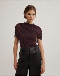 Witchery - Mesh Cape Top
