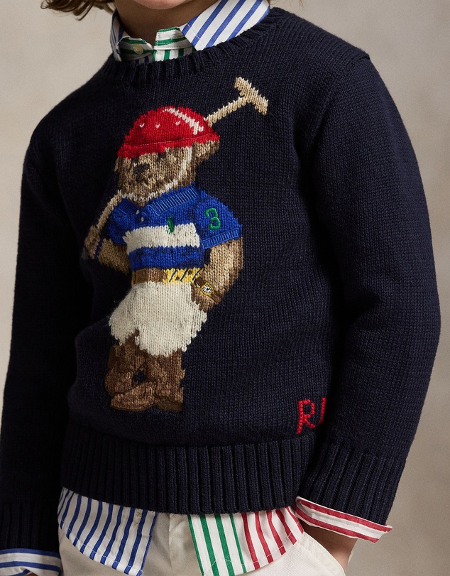 Polo Ralph Lauren - Polo Bear Crewneck Sweater - Kids